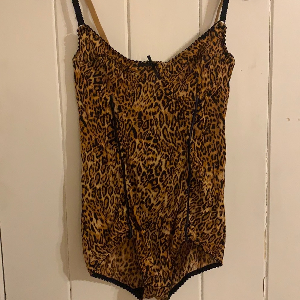 Cheetah print bodysuit